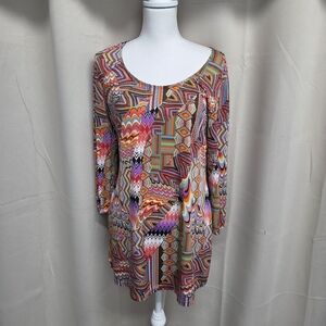 Milano Multicolor Geometric Tunic